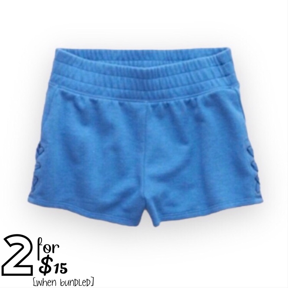 🟢[aerie] Lace-Up Terry Short